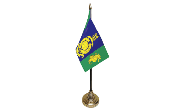 Logistic Regiment Royal Marines Table Flags
